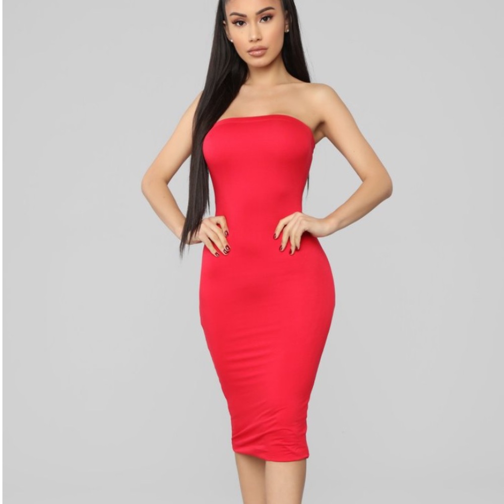 Red dress
